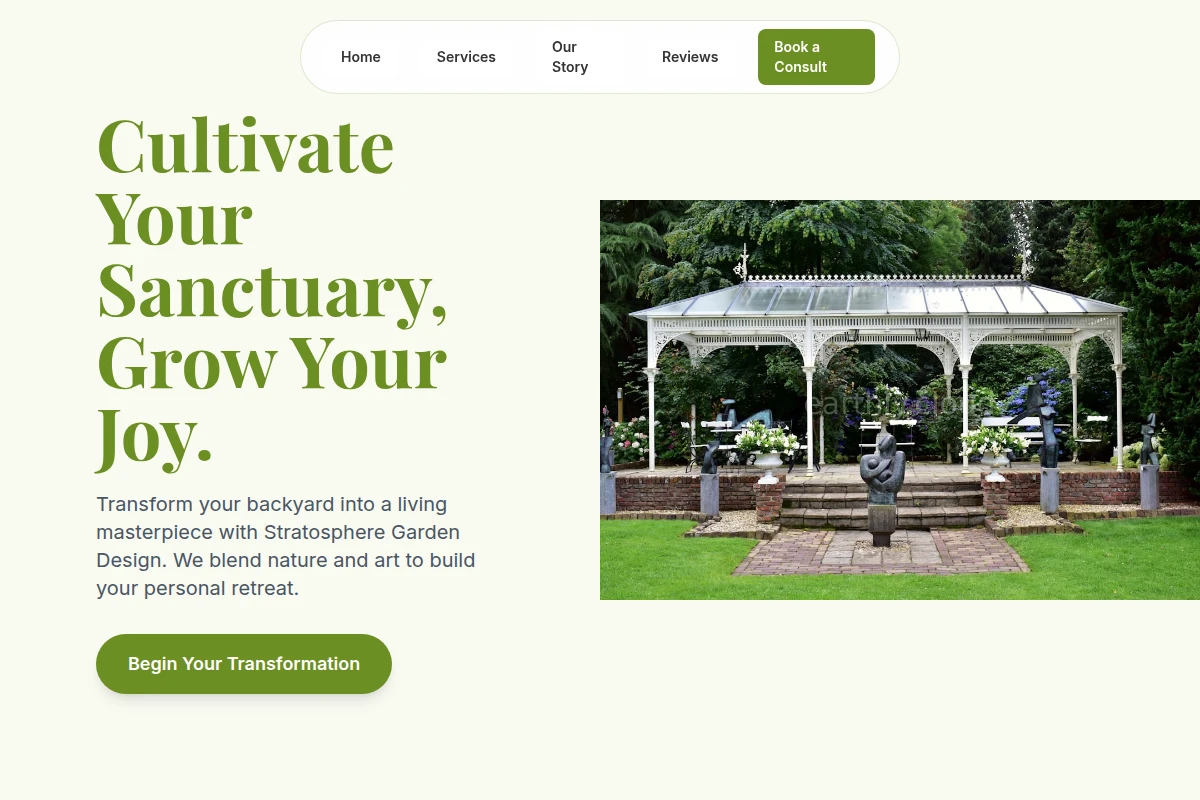 Stratosphere Garden Design